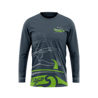 Tauranga Moana Outrigger Canoe Club - Official Grey L/S Tee