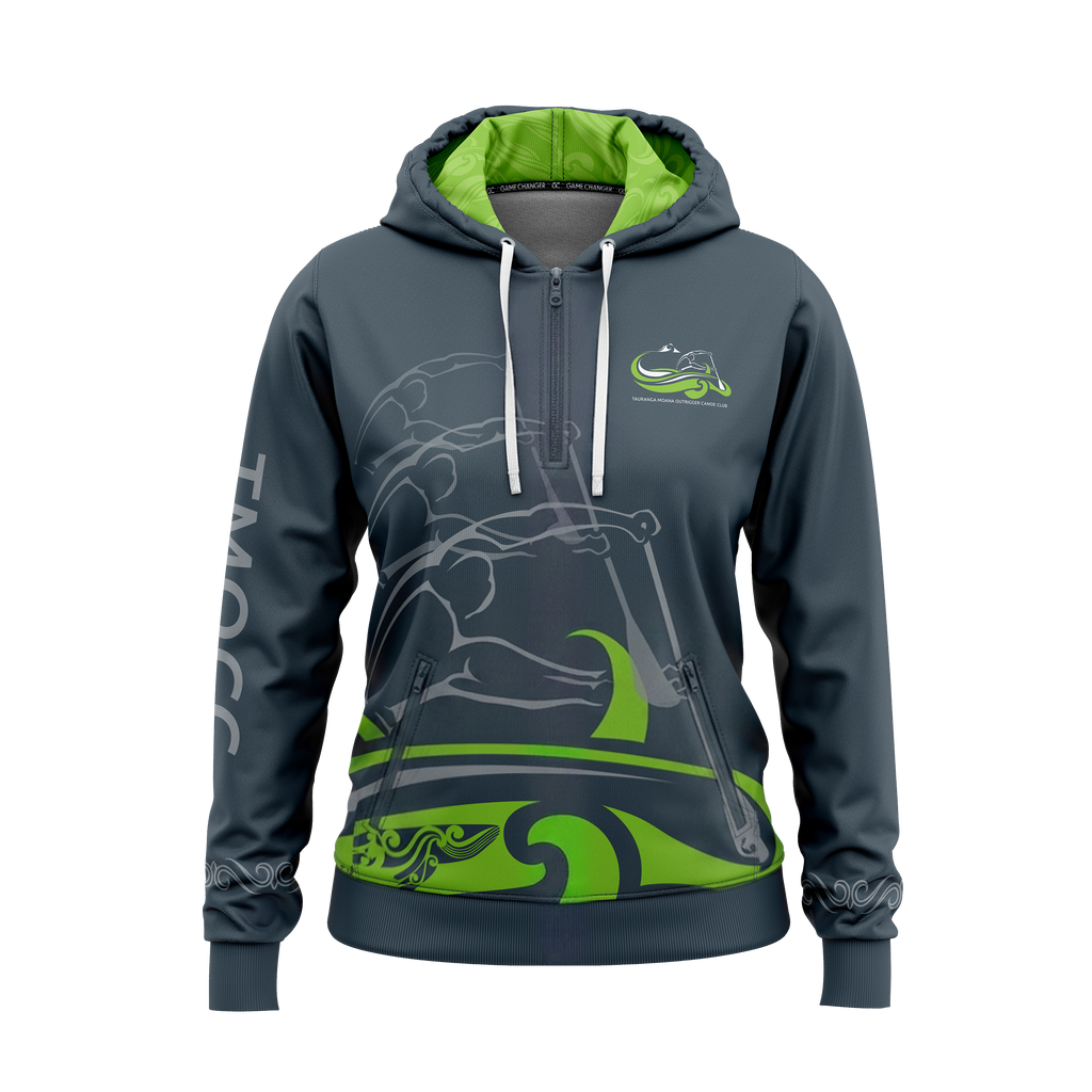 Tauranga Moana Outrigger Canoe Club - Official Grey Hoodie