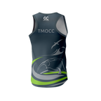 Tauranga Moana Outrigger Canoe Club - Official Grey Racerback Singlet