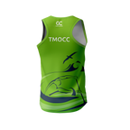 Tauranga Moana Outrigger Canoe Club - Official Green Singlet