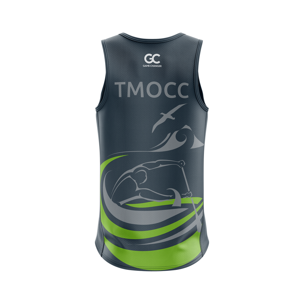 Tauranga Moana Outrigger Canoe Club - Official Grey Singlet