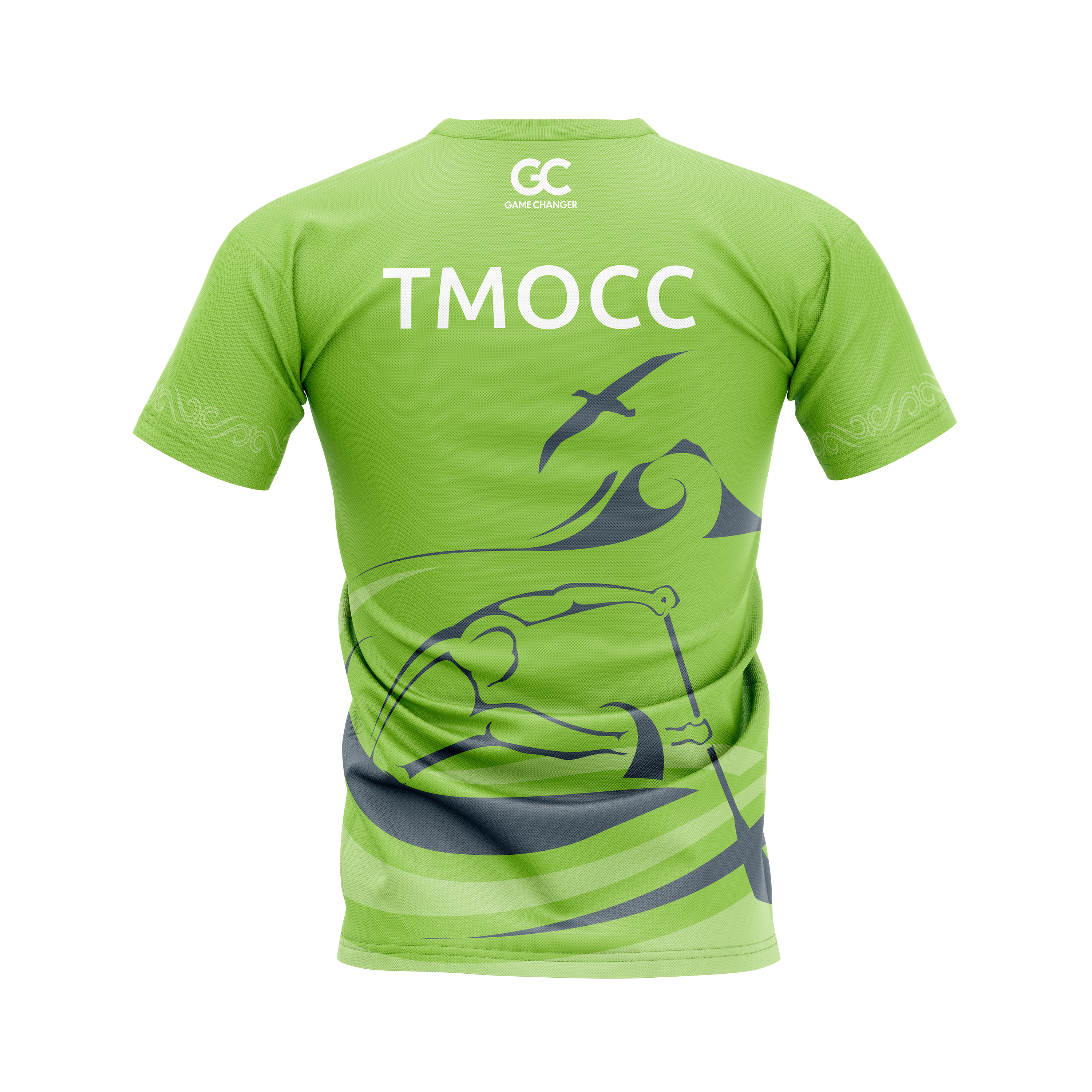 Tauranga Moana Outrigger Canoe Club - Official Green Tee
