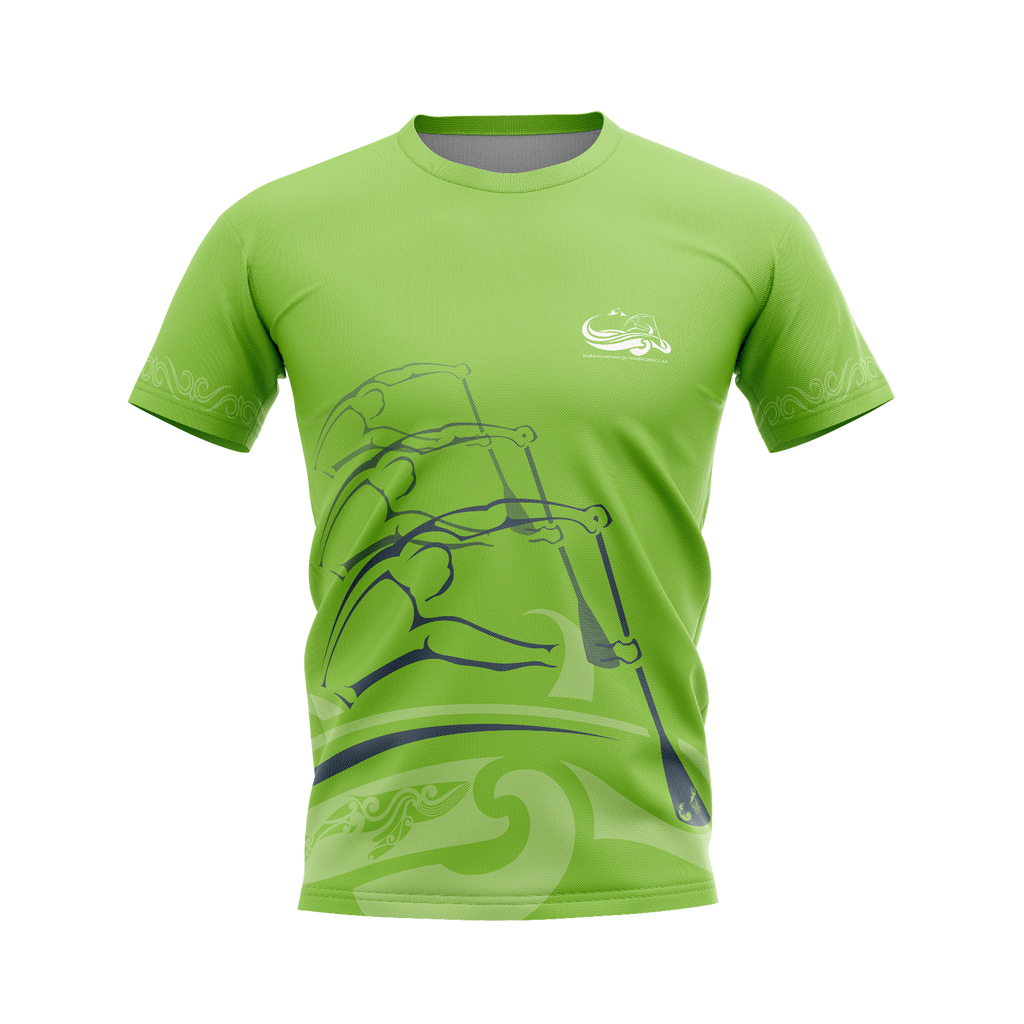 Tauranga Moana Outrigger Canoe Club - Official Green Tee