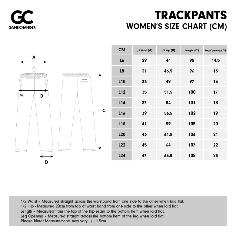 Women's Size Chart