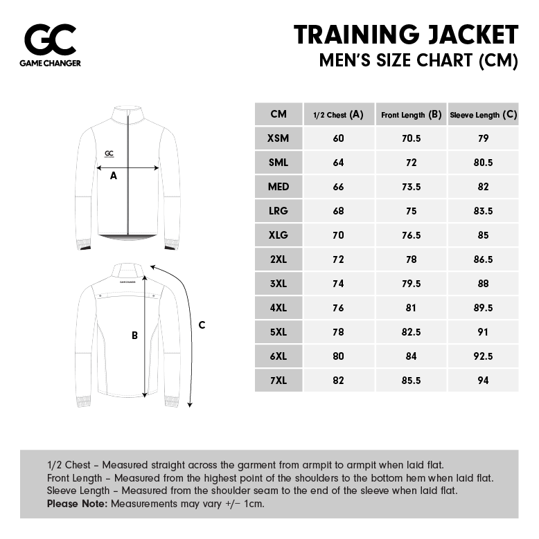 Mens Size Chart