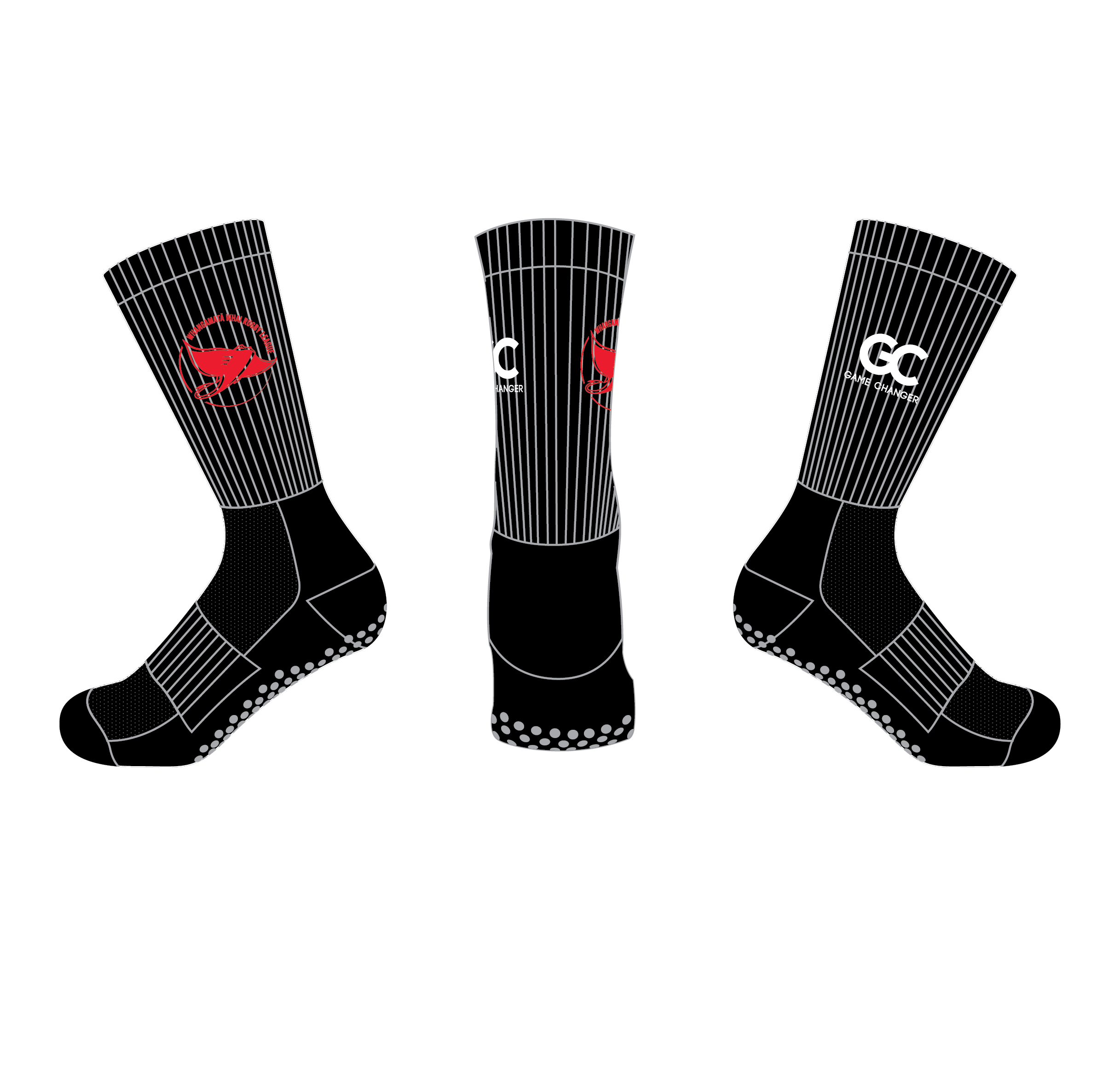 Whangamata Whai Rugby League -  Official Gripper Crew Socks