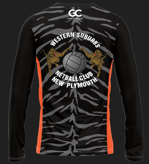 Western Suburbs Netball L/S Tee - Ladies