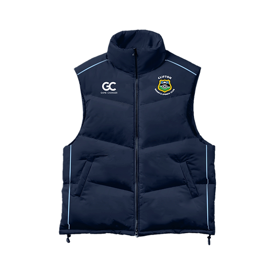 Kids & Mens Clifton Rugby Supporters Puffer Vest