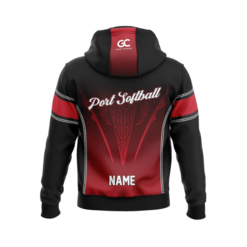 Port Softball Club Pullover Hoodie image 1